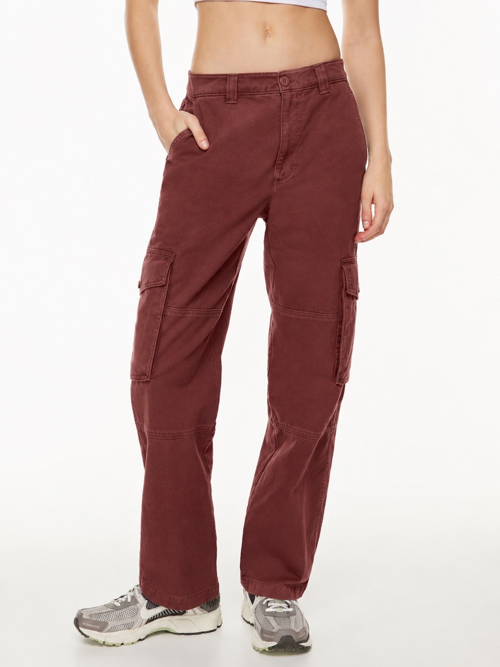 TNA Rust Cargo Trousers - Women's Utility Pants - 2 - Picture 2 of 11